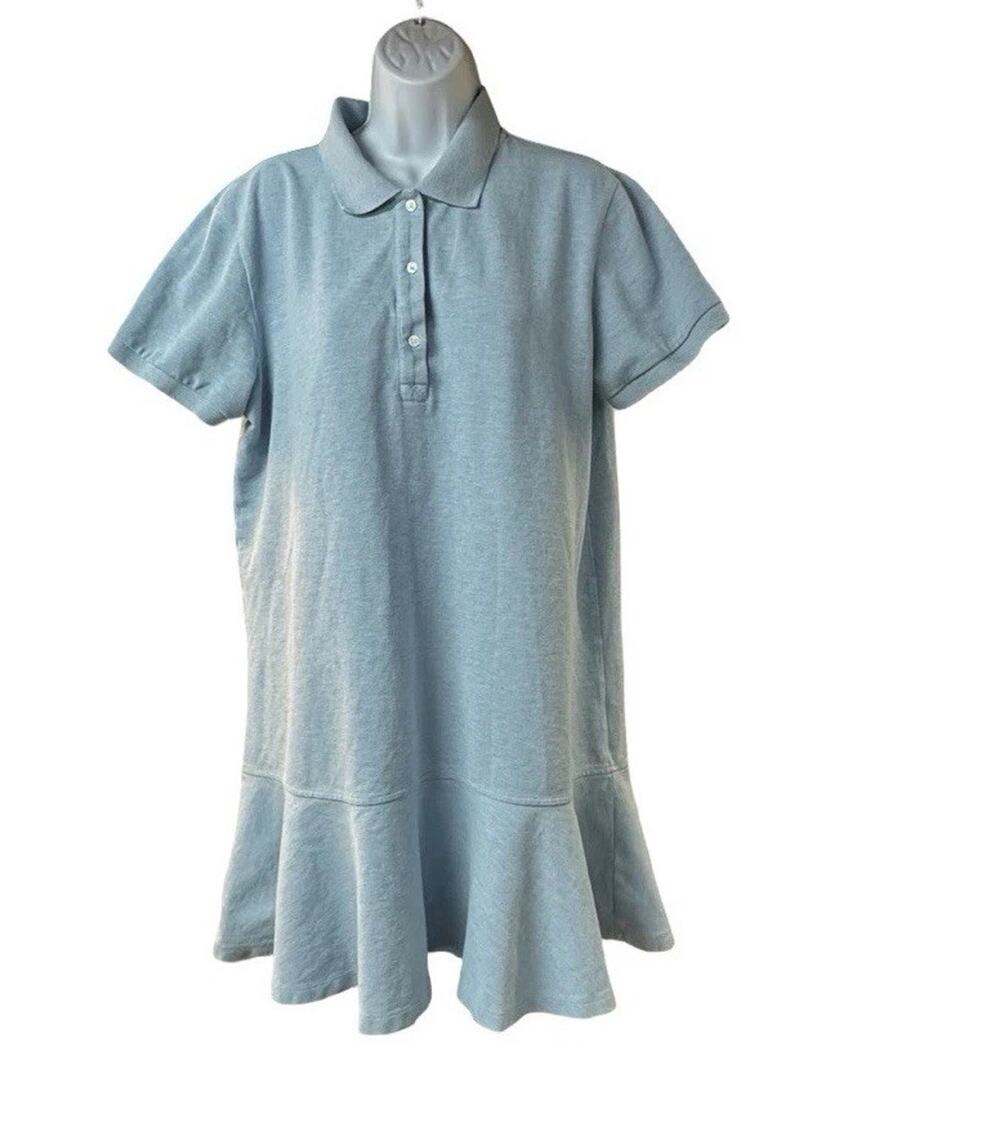 Tuckernuck Light Blue Pique May Polo Dress Size XL